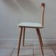 Chair j48, design poul m.volther, 1950, fdb møbler