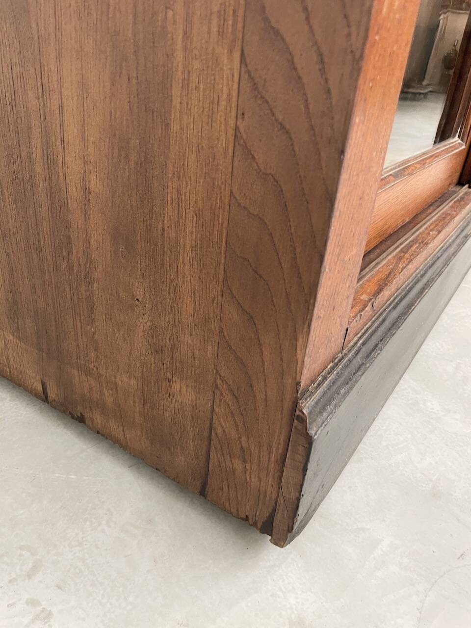 Enfilade de métier XXL chêne portes vitrées