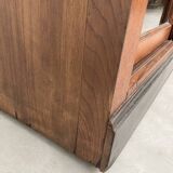 Enfilade de métier XXL chêne portes vitrées