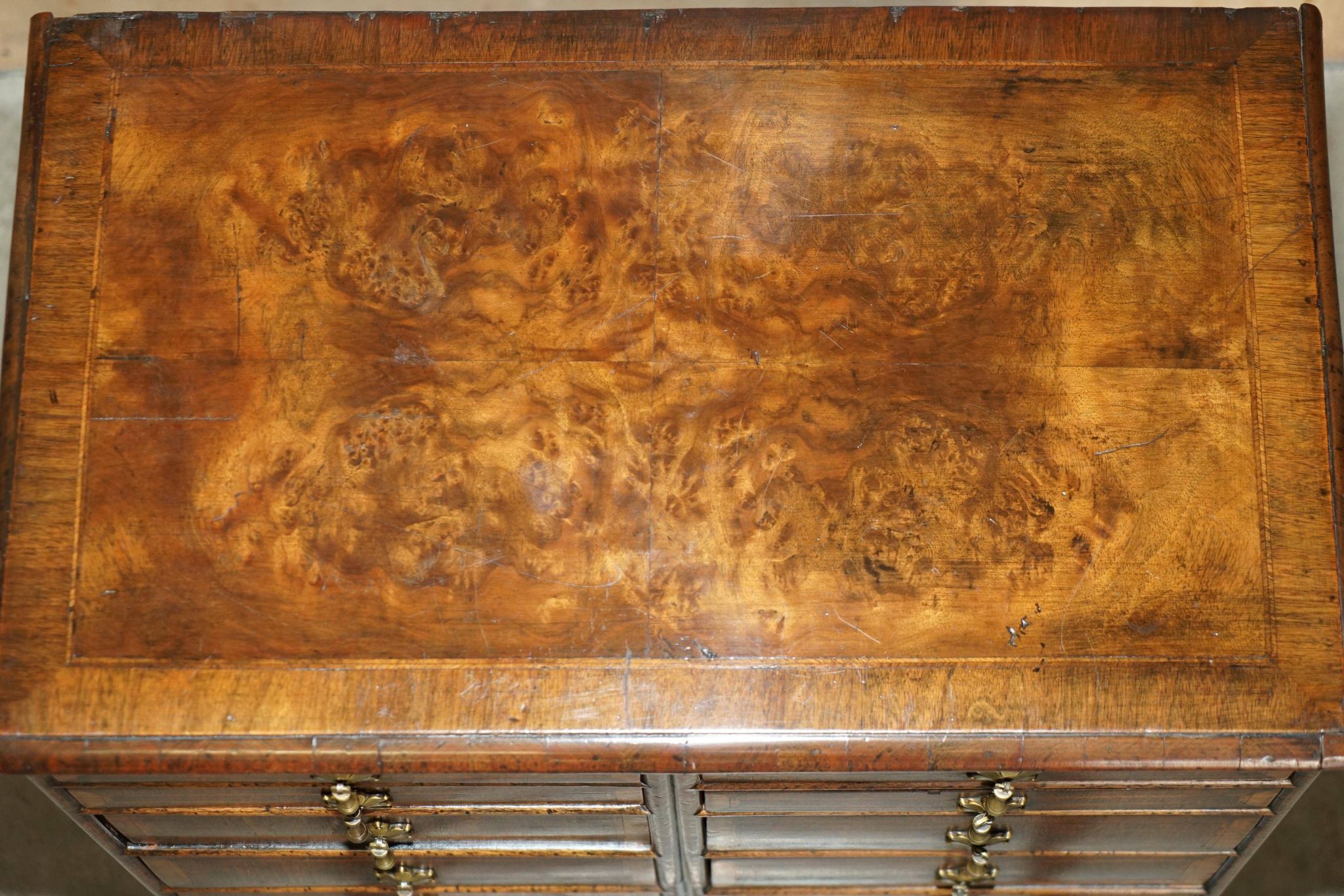 Burr Walnut Commode George III circa 1760