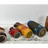 Set of 15 1960 ceramic vases