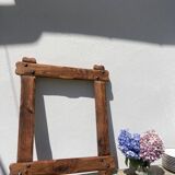 Brutalist wooden frame