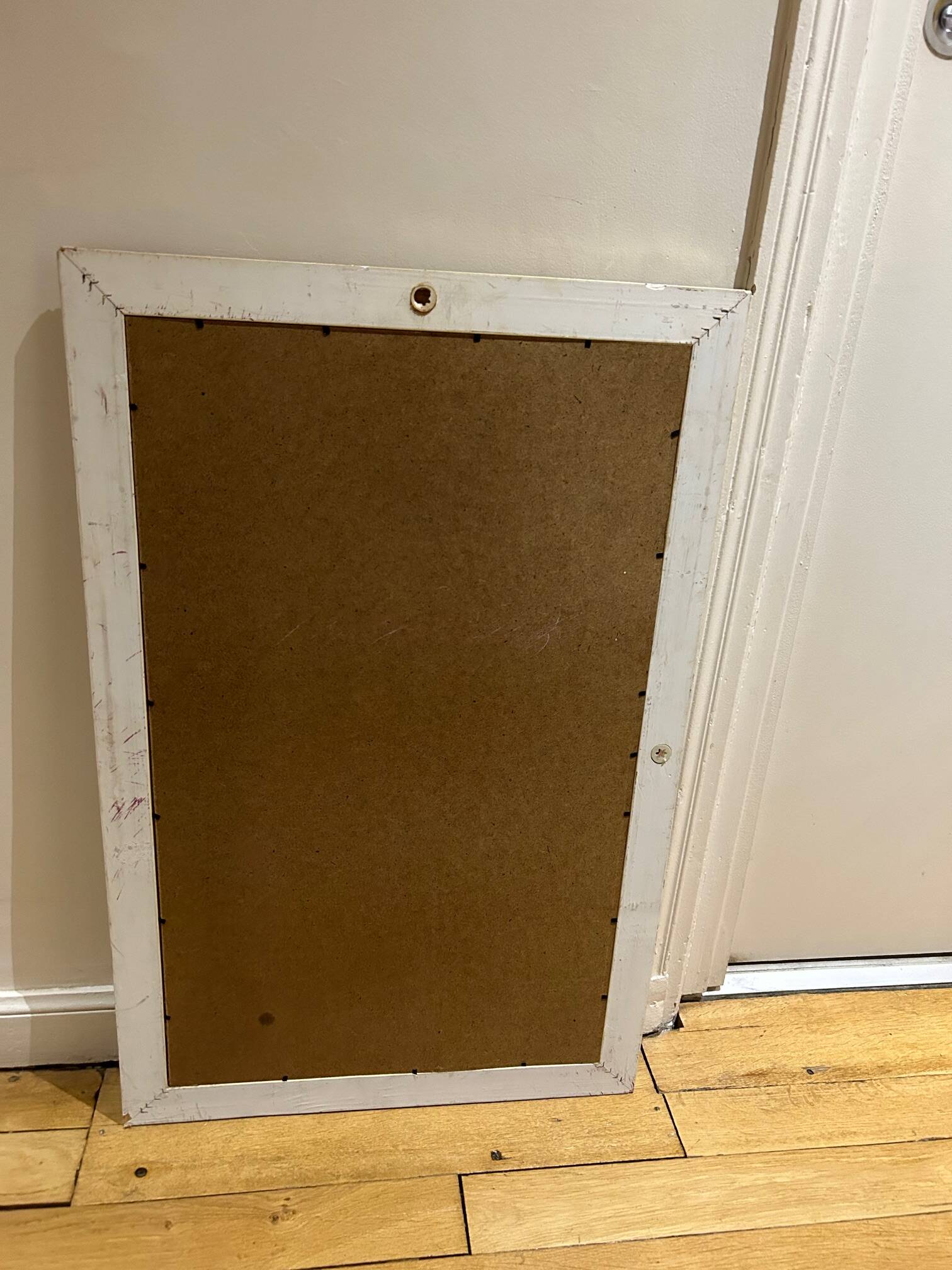 vintage beveled gold mirror