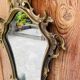 Magnificent antique baroque mirror in gilded bronze.