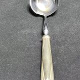 Cut crystal compotier with his spoon in a box