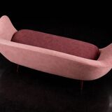 Vintage Mid-Century Space Age Velour Lounge Set from Paged, 1972, Set of 3