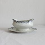 Gien "Memphis" iron clay sauce boat