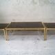 Ensemble de 3 tables basses en laiton minimalistes italiennes, années 1970
