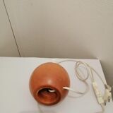 Wooden ball table lamp