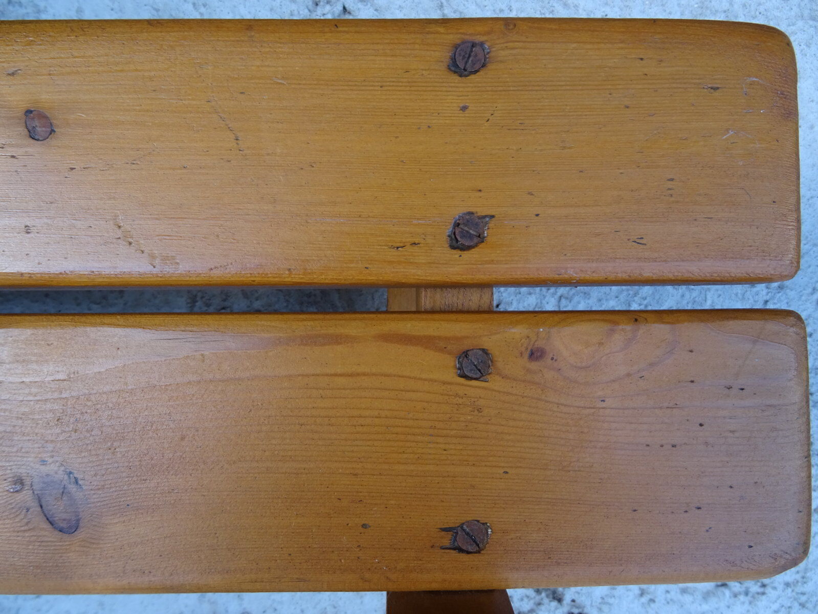 Kindergarten bench solid wood