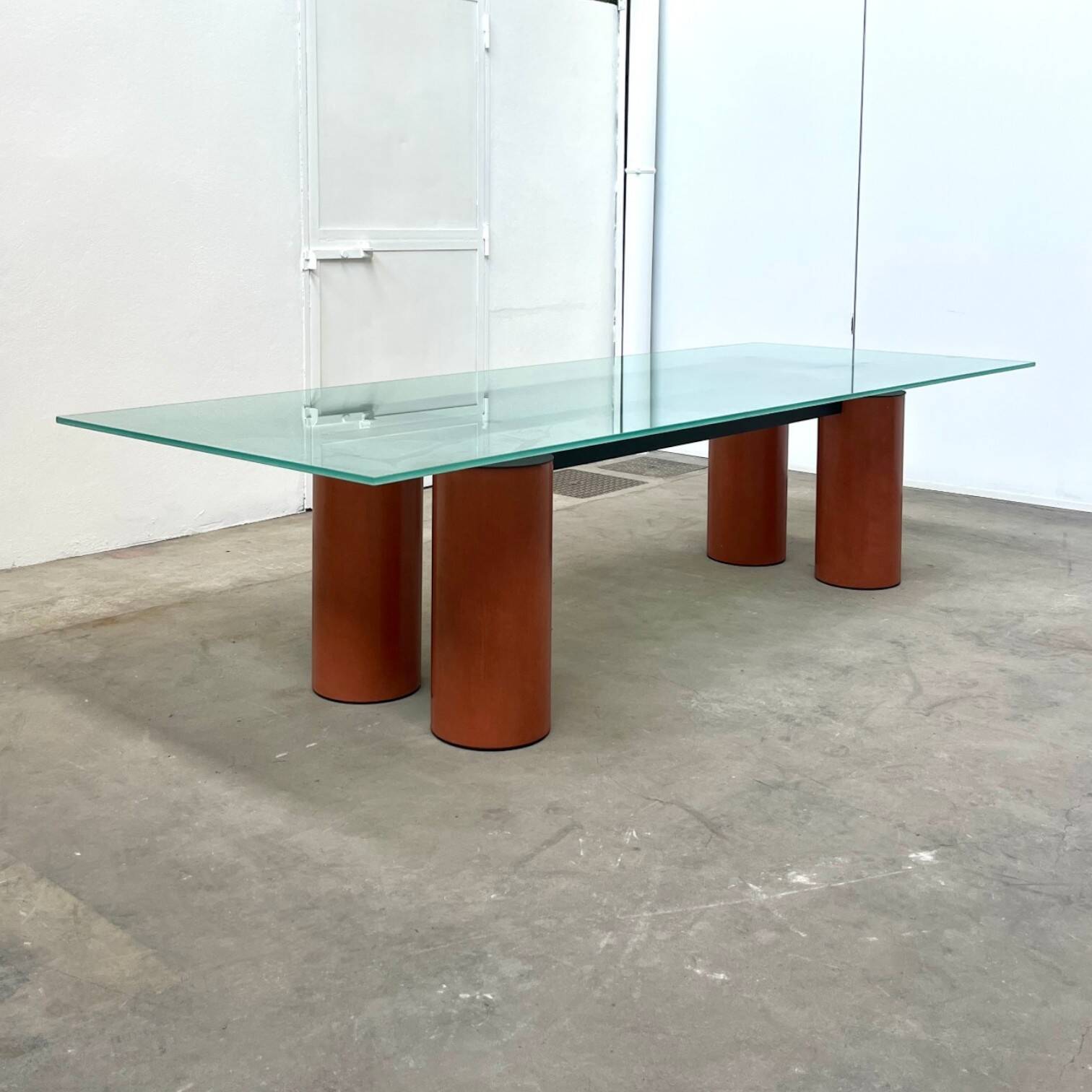 Table à manger "Serenissimo", L. & M. Vignelli pour Acerbis, 1980