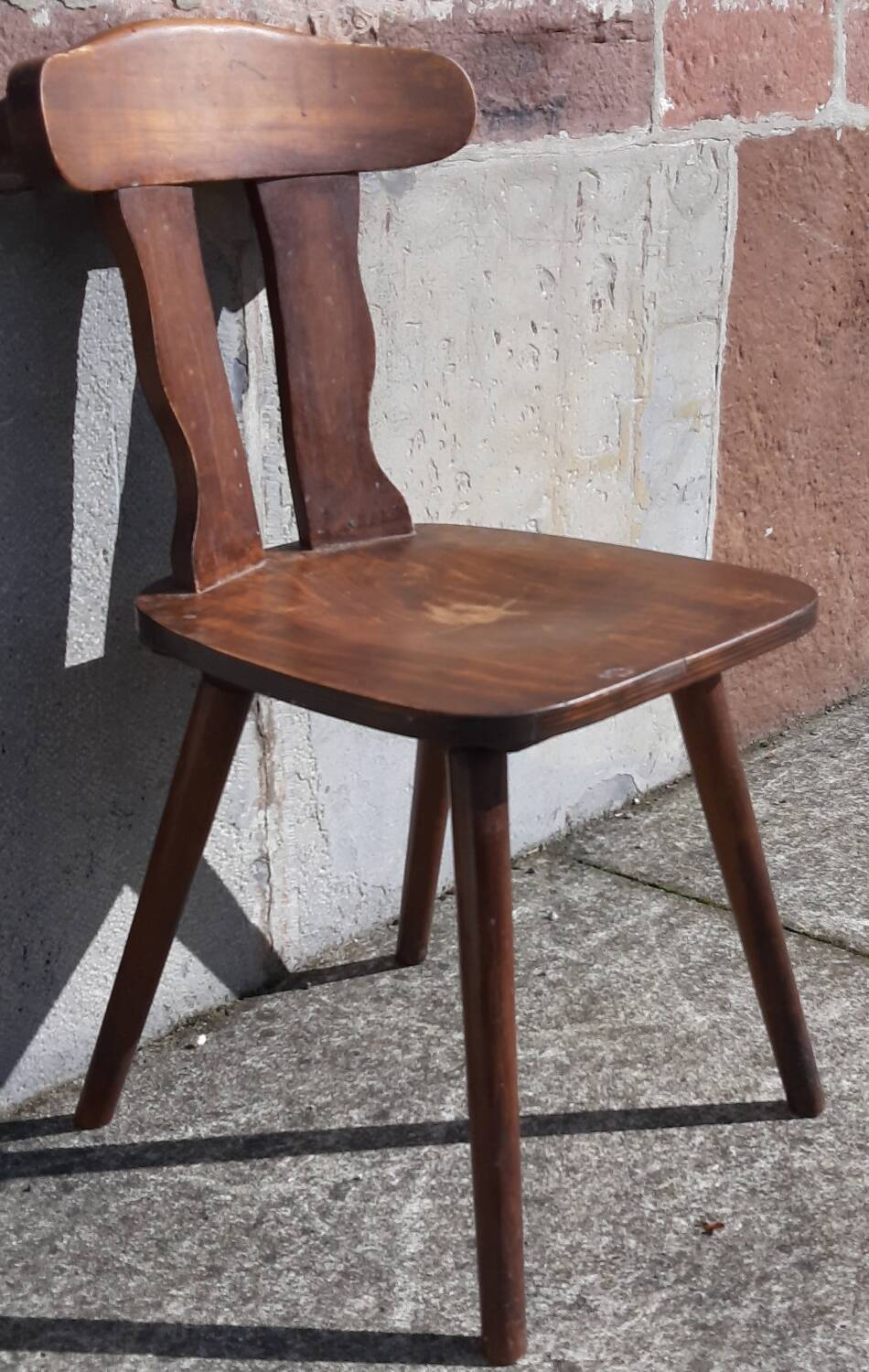 Brutalist bistro chair (1960s)