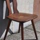 Brutalist bistro chair (1960s)