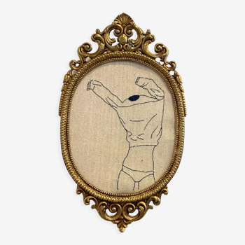 Framed embroidery