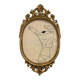 Broderie encadrée