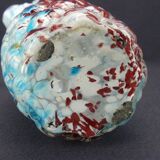 Clichy, Legras, glass vase with tufted decoration