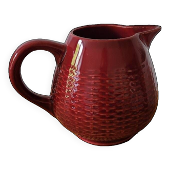 Glazed porcelain pitcher
