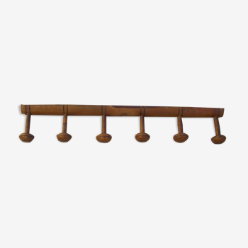 Vintage wall coat rack