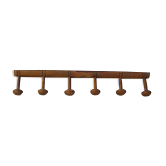 Vintage wall coat rack