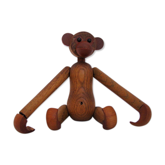 Figurine de singe en teck Danemark 1970