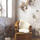 Fauteuil crapaud jaune