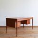 Danish Teak Desk by Børge Mogensen for Søborg Møbelfabrik, 1950s