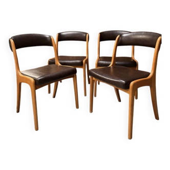 4 chaises gondole Baumann