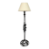 Wrought iron floor lamp, 170 cm, Art Deco work circa 1920
