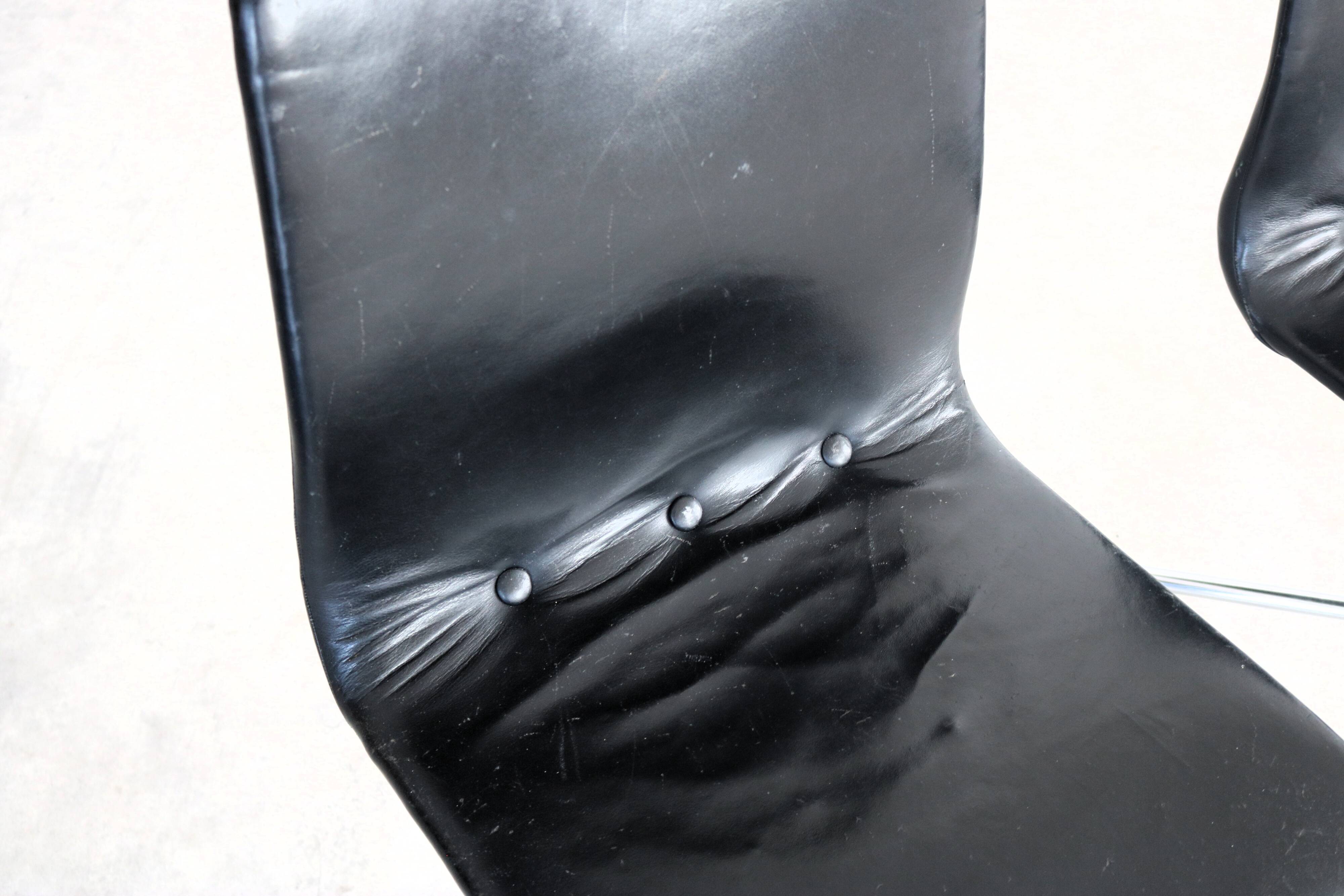 Chaises de salle à manger vintage années 1970 | Brabantia