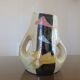 Large free-form vase in iridescent ceramic 60s