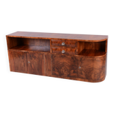 Art Deco Buffet in Walnut and Chrome, 1920s