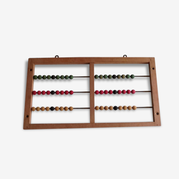 Wooden abacus