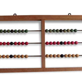 Wooden abacus