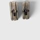 Pair of smoked glass and chrome wall lights attributed to Fontana Arte – Years