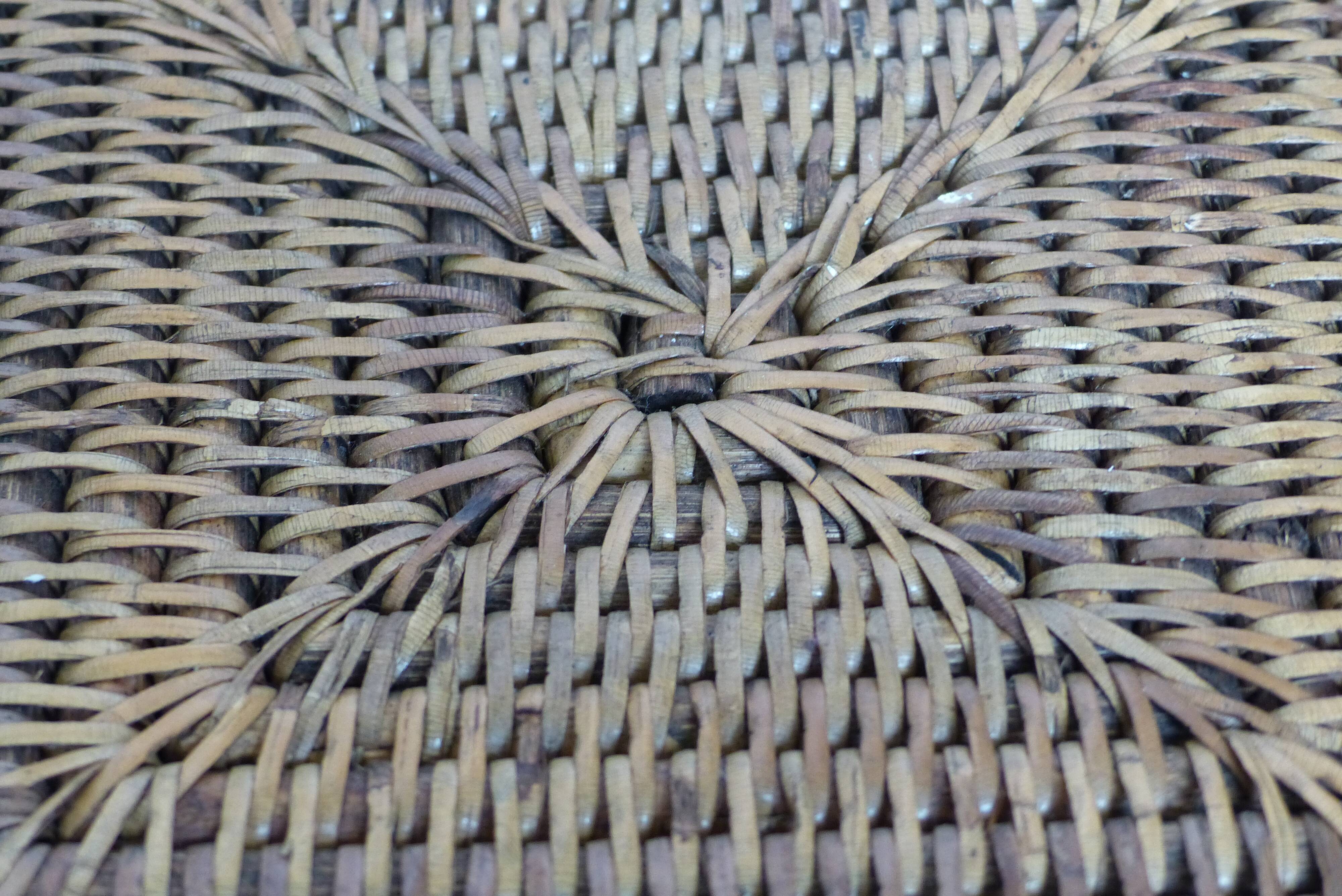 Vintage rattan box