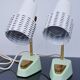 Mid century stilnovo pair bedside lamps