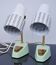 Mid century stilnovo pair bedside lamps
