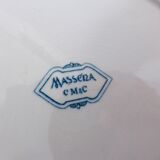3 vintage CM&C Massena model soup plates