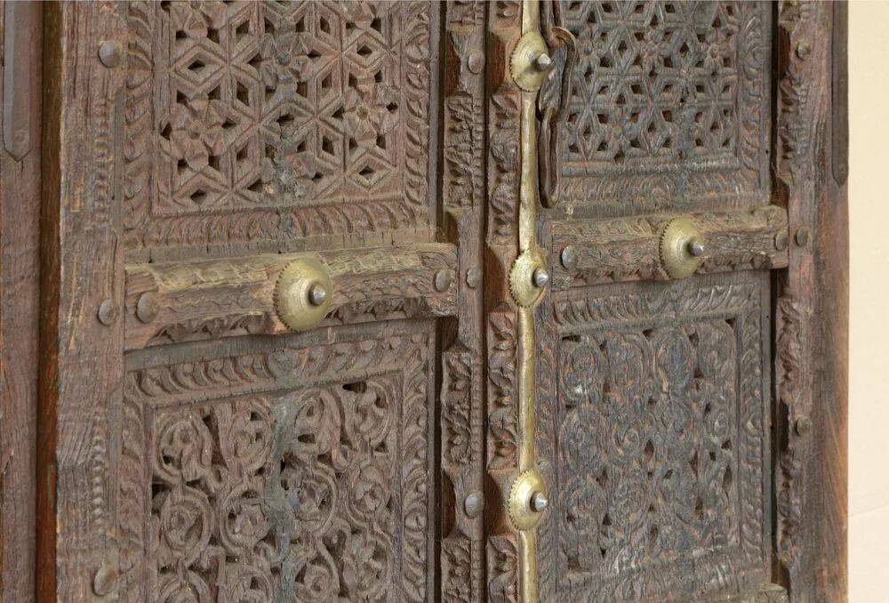 Pair of Indian doors, Rajasthan, 19th/20th century