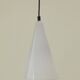 Suspension / lampe cone en verre SCE Teepee vintage circa 1990