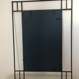 Miroir en fer noir, 51x71cm
