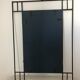 Miroir en fer noir, 51x71cm