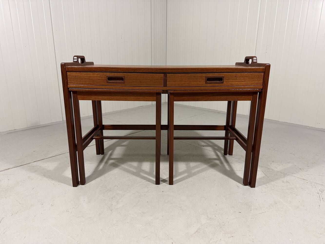 Tables gigognes en teck de Skaraborgs Möbelindustri, Suède