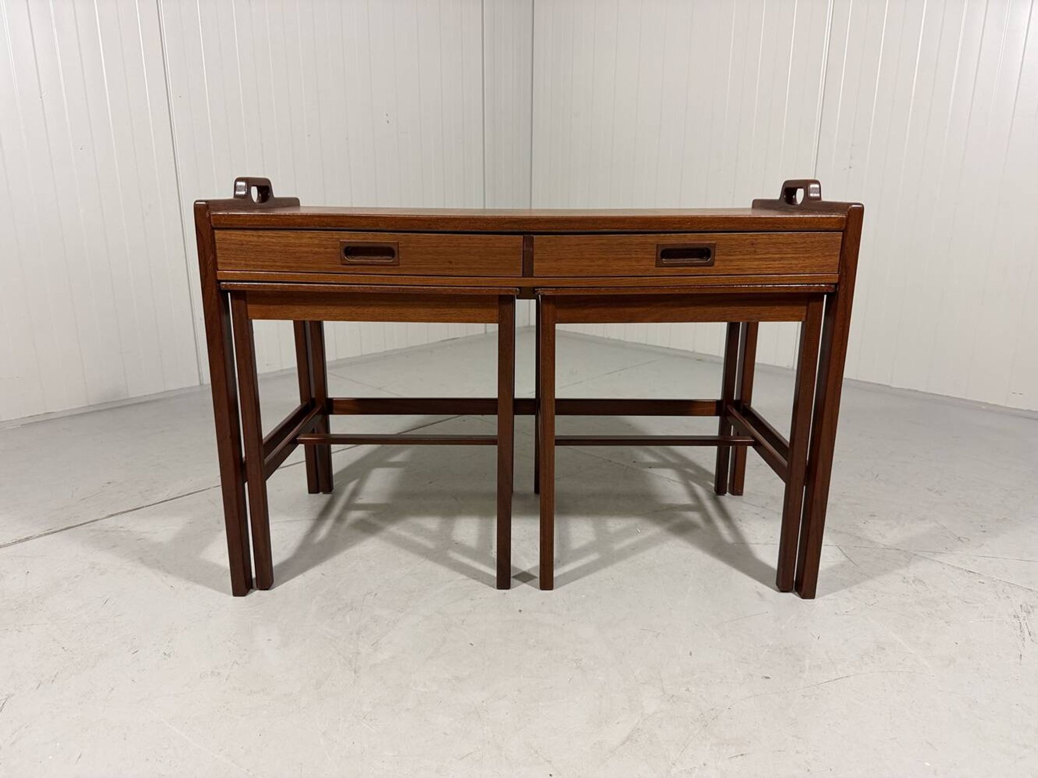 Tables gigognes en teck de Skaraborgs Möbelindustri, Suède
