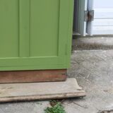 Renovated antique buffet – Herbarium Green (Libéron)