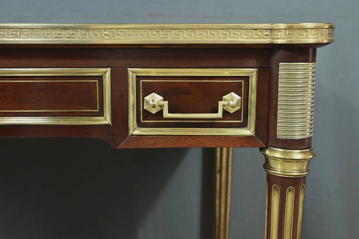 Small Louis XVI style mahogany desk, Napoleon III period – Mid-19th century