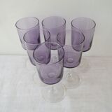 Set of 6 wine glasses