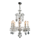 Antique Bohemian crystal chandelier with 8 lights, 20th century.