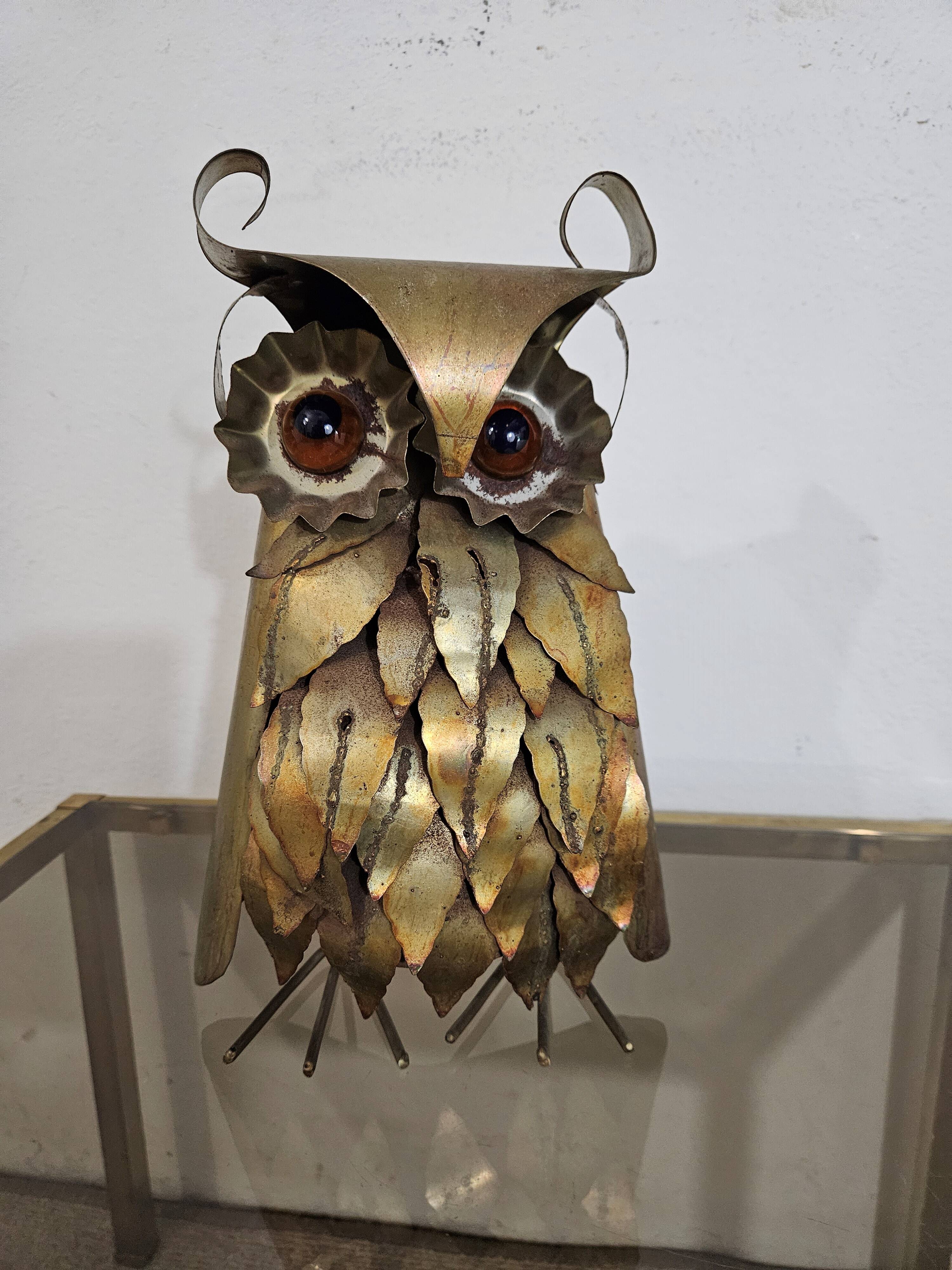 70's Owl Sculpture - 70's design owl