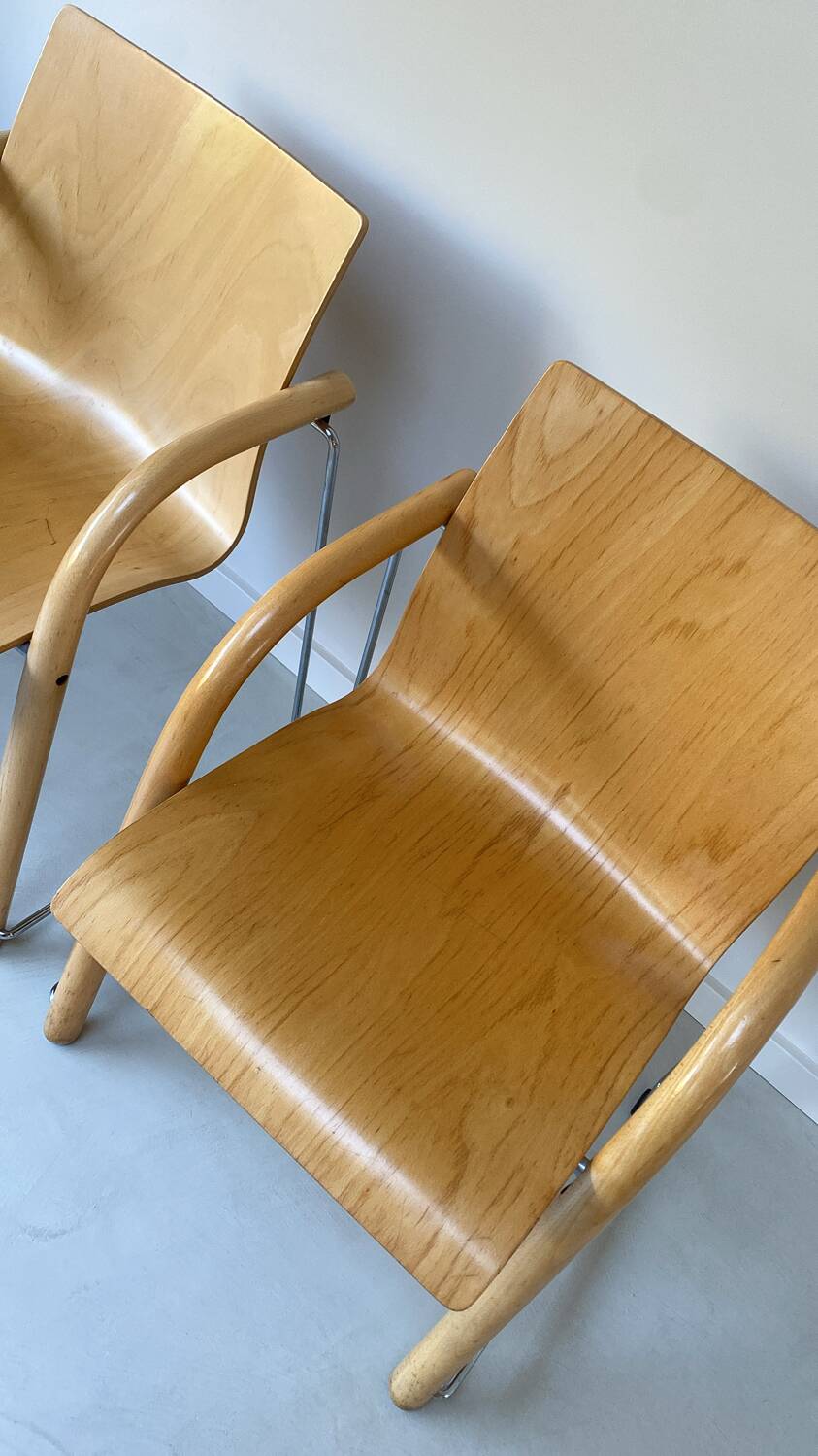 Set of vintage Thonet chairs model S320